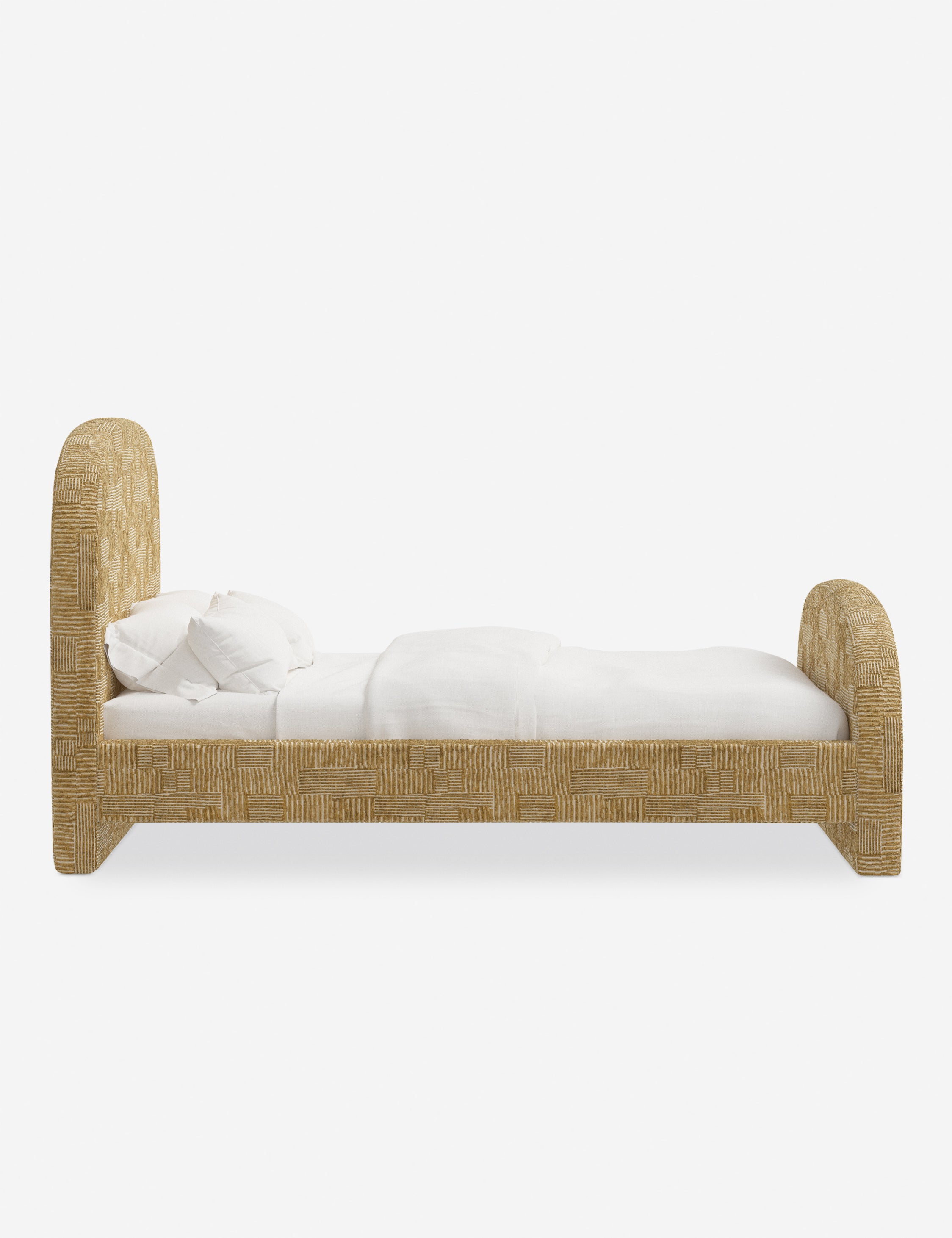 Stylish Bescond Platform Bed Frame - Queen Size Modern Minimalist Bedroom Furniture for Small Spaces | Perfect for Apartments, Dorms & Guest Rooms