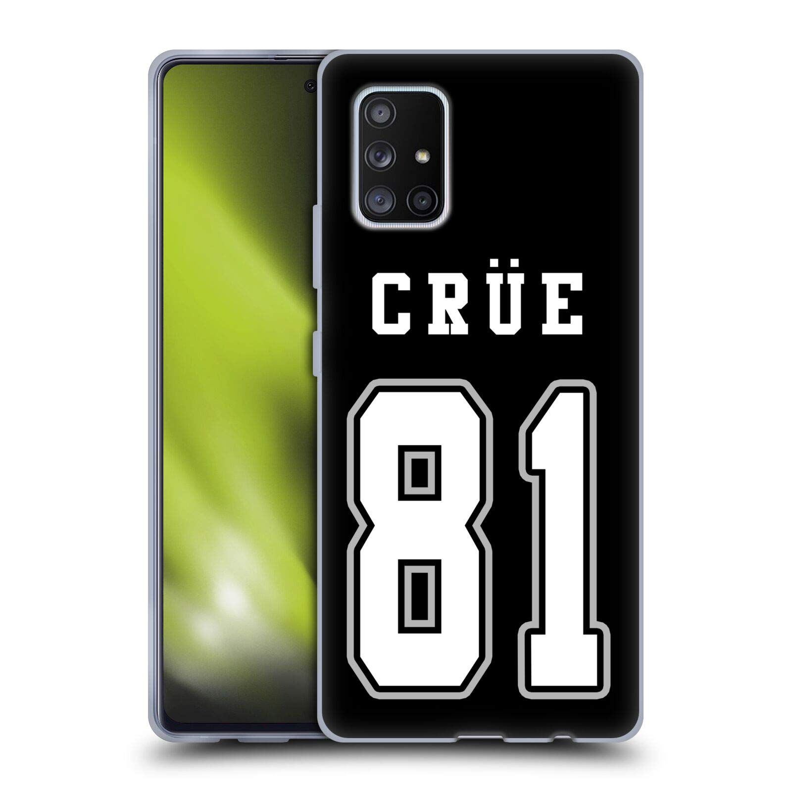 Motley Crue Licensed Samsung Galaxy A51 5G Case (2020) - Rock Style Soft Gel Phone Cover for Concerts, Parties & Daily Protection