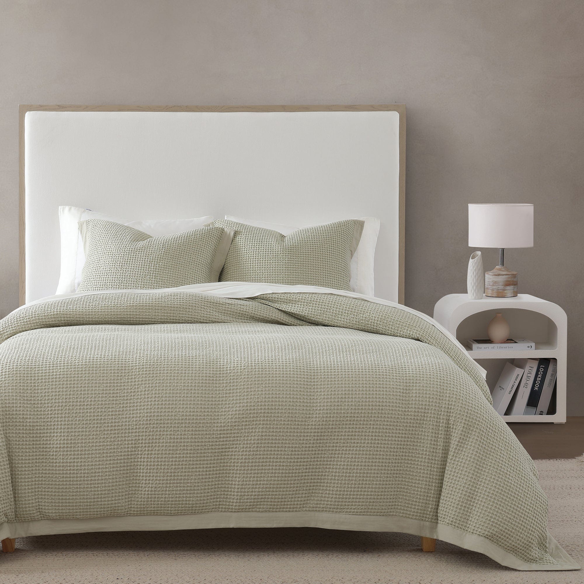 Premium Stonewashed Cotton Waffle Weave Duvet Cover Set - Breathable & Soft Bedding for All Seasons - Perfect for Master Bedroom, Guest Room & Cozy Home Decor