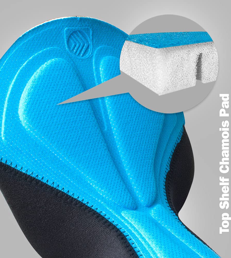Premium Men's Cycling Bib Shorts - Mid Distance Comfort, 3 Inseam Options - USA Made - Ideal for Road Biking & Indoor Training
