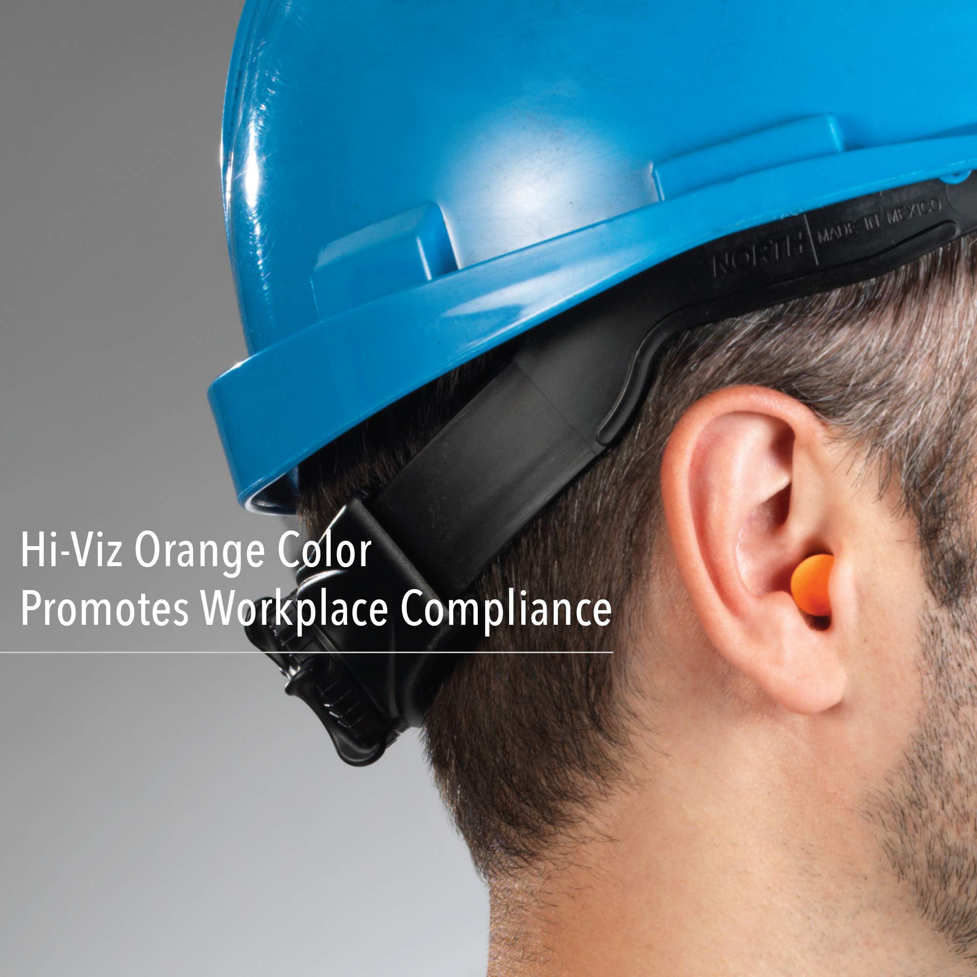 Howard Leight HL400-FF-REFILL FirmFit Earplug Refill - 800 Pairs (2x400) NRR 30 Hearing Protection - Bright Orange - Ideal for Construction, Manufacturing & Loud Work Environments