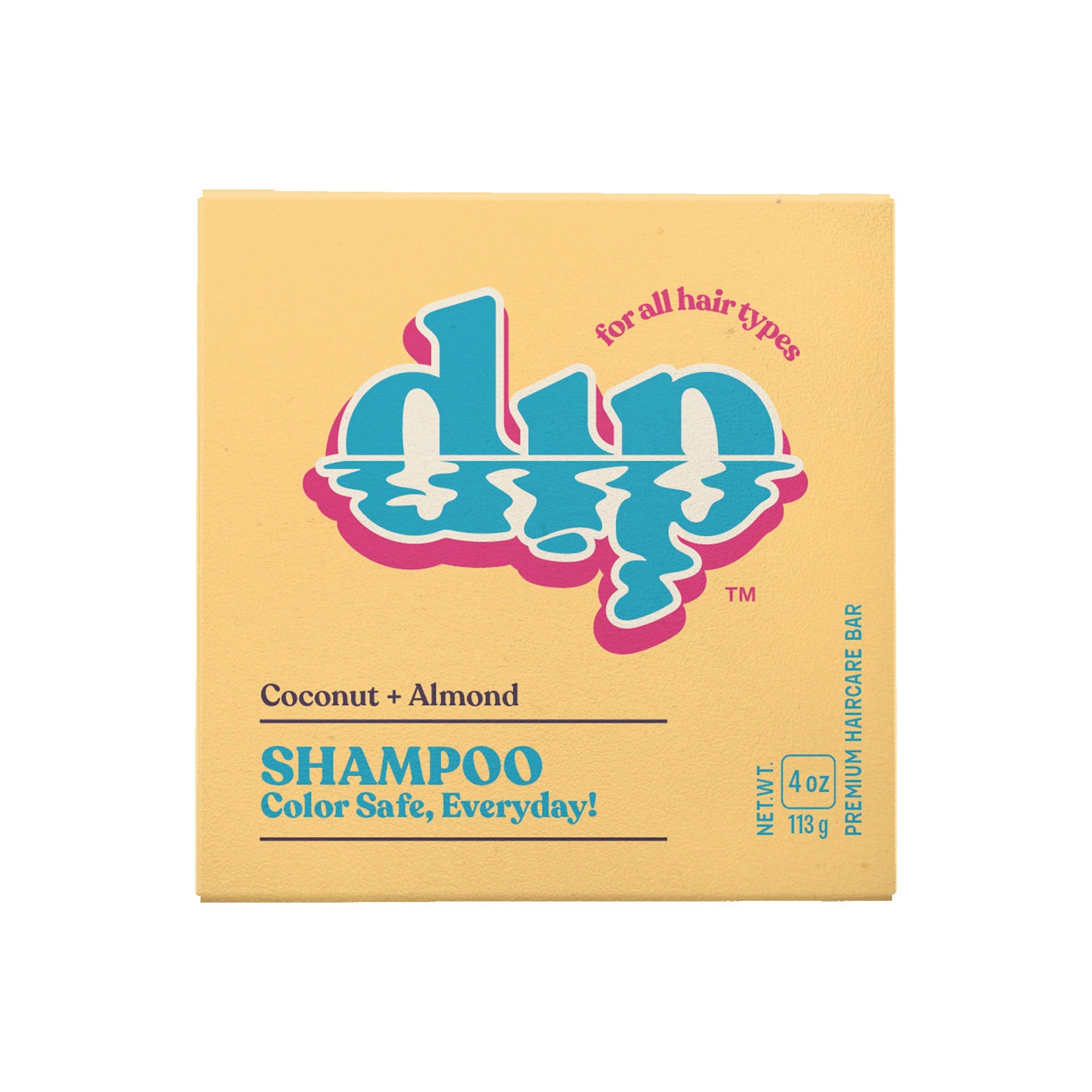 Color Safe Shampoo Bar with Coconut & Almond - Sulfate-Free, Vegan & Cruelty-Free Hair Care for Daily Use - Perfect for Travel, Gym & Eco-Friendly Lifestyle