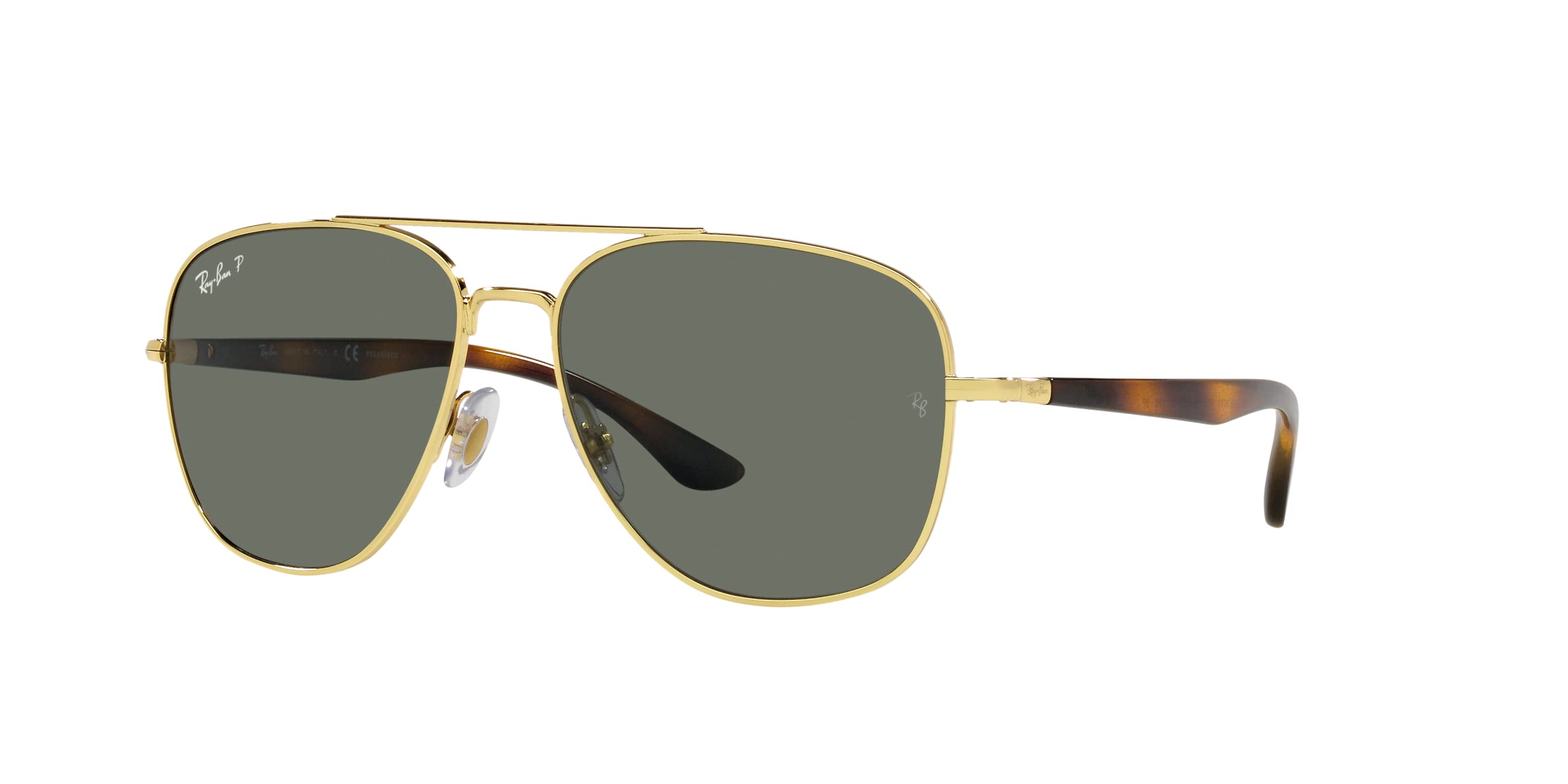 Ray-Ban RB3683 Square Sunglasses for Men & Women - Classic Aviator Style, UV Protection, Polarized Lenses - Perfect for Driving, Beach, and Outdoor Activities