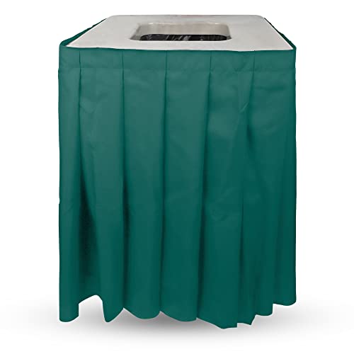 .Square Marble Top Green Skirt