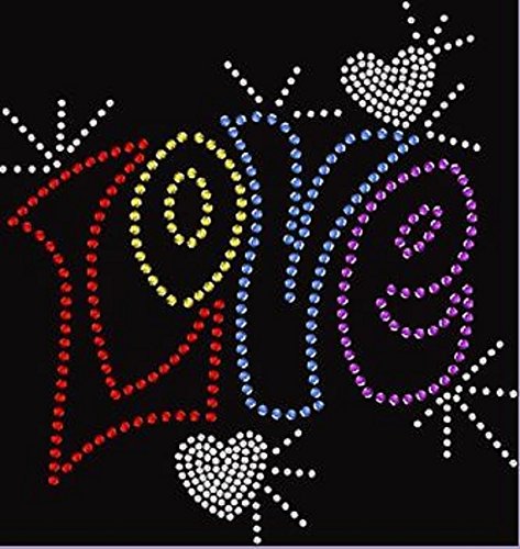 #1 Rhinestone Iron-On Transfer for DIY Clothing & Crafts – Perfect for T-Shirts, Hats, Bags & Home Decor
