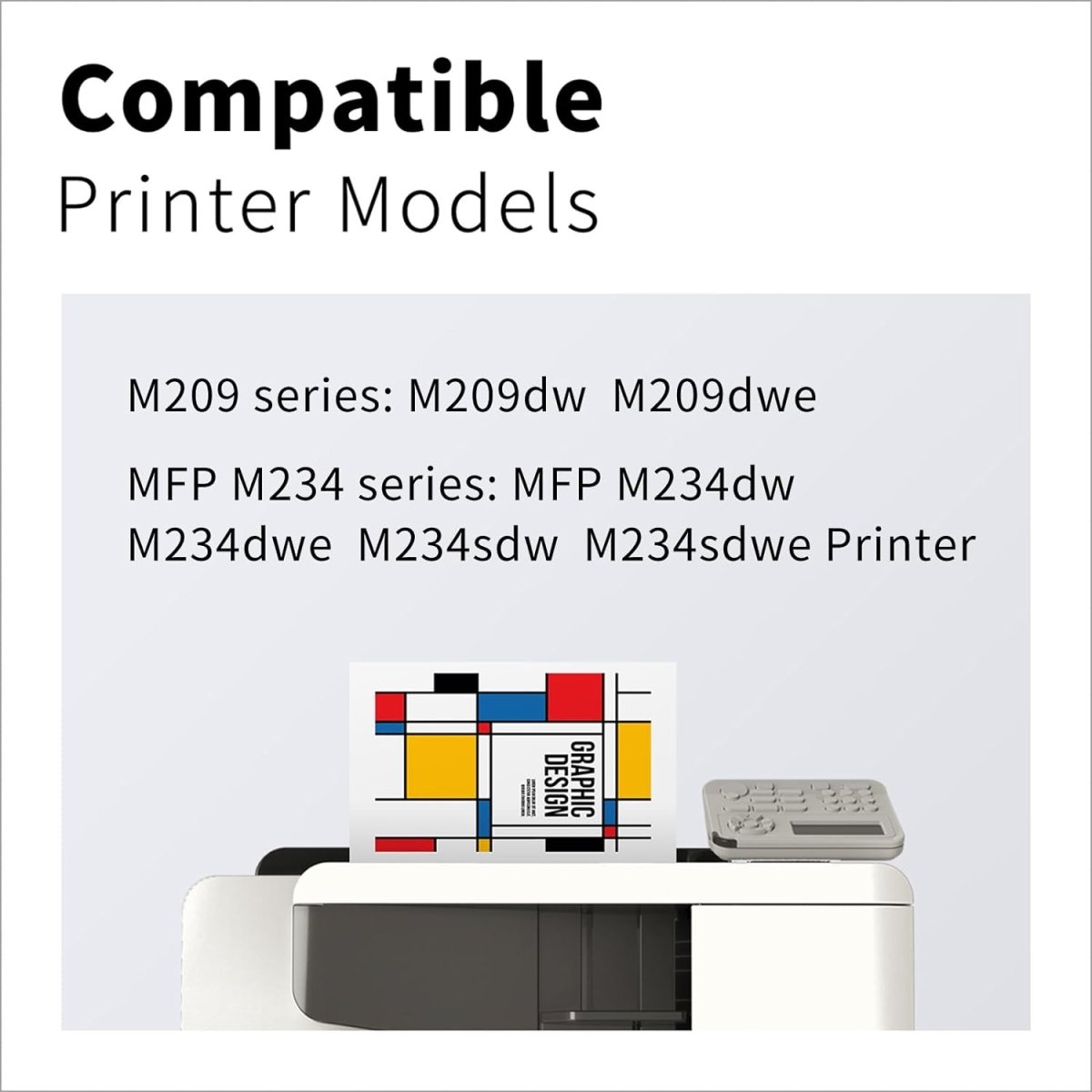 HP 134A Compatible Toner Cartridge - 2 Pack Black (No Chip) for Laser Printers - Perfect for Office, Home & School Printing Needs