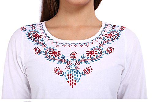 Multicolor Emb on White