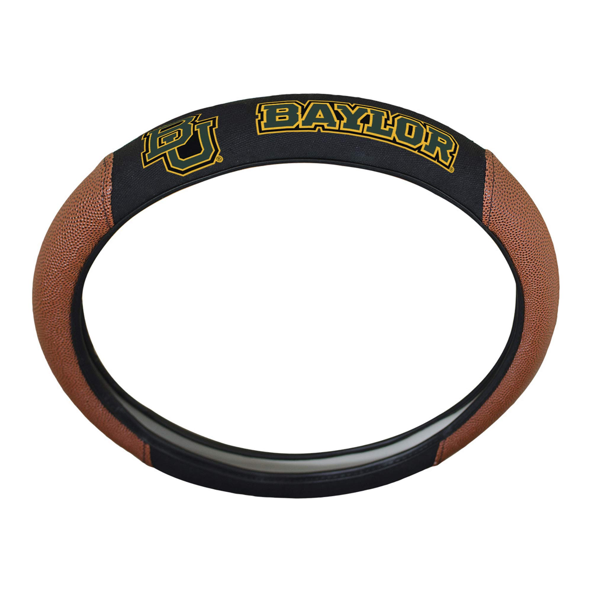 FUJI NCAA Steering Wheel Cover - Non-Slip Grip, Durable PU Leather, Universal Fit for Cars, Trucks & SUVs - Perfect for College Sports Fans & Commuters