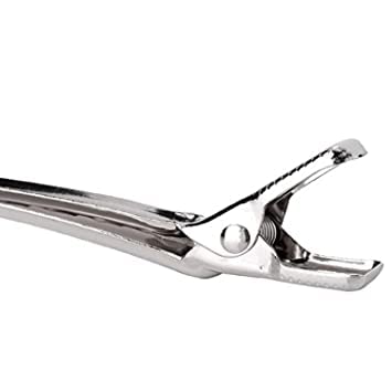 KAVIN 12-Piece Hair Sectioning Clips for Salon & Home Use - Silver Hair Dressing Clips for Women & Girls - Perfect for Hair Cutting, Styling, and Coloring