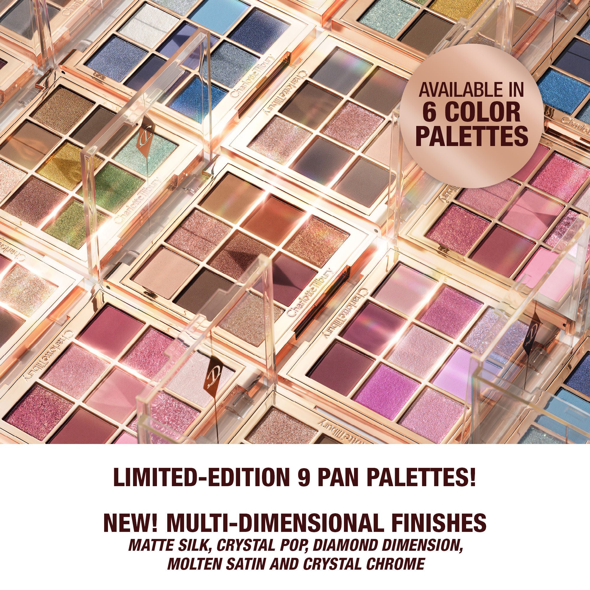 Charlotte's Palette Of Beautifying Eye Trends - Professional Eyeshadow Palette for Stunning Makeup Looks | Perfect for Daytime Office Wear & Nighttime Party Glam