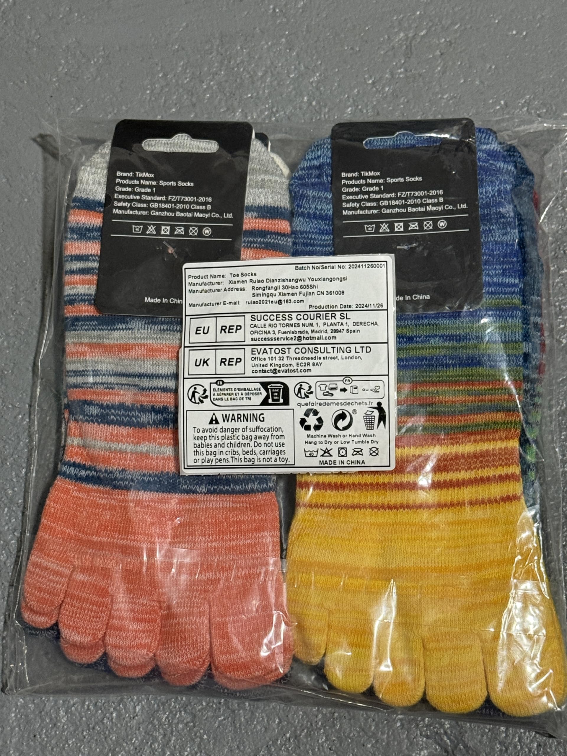 Breathable Cotton Toe Socks for Men & Women - 3 Pairs Five Finger Ankle Running Socks for Yoga, Hiking & Sports Activities
