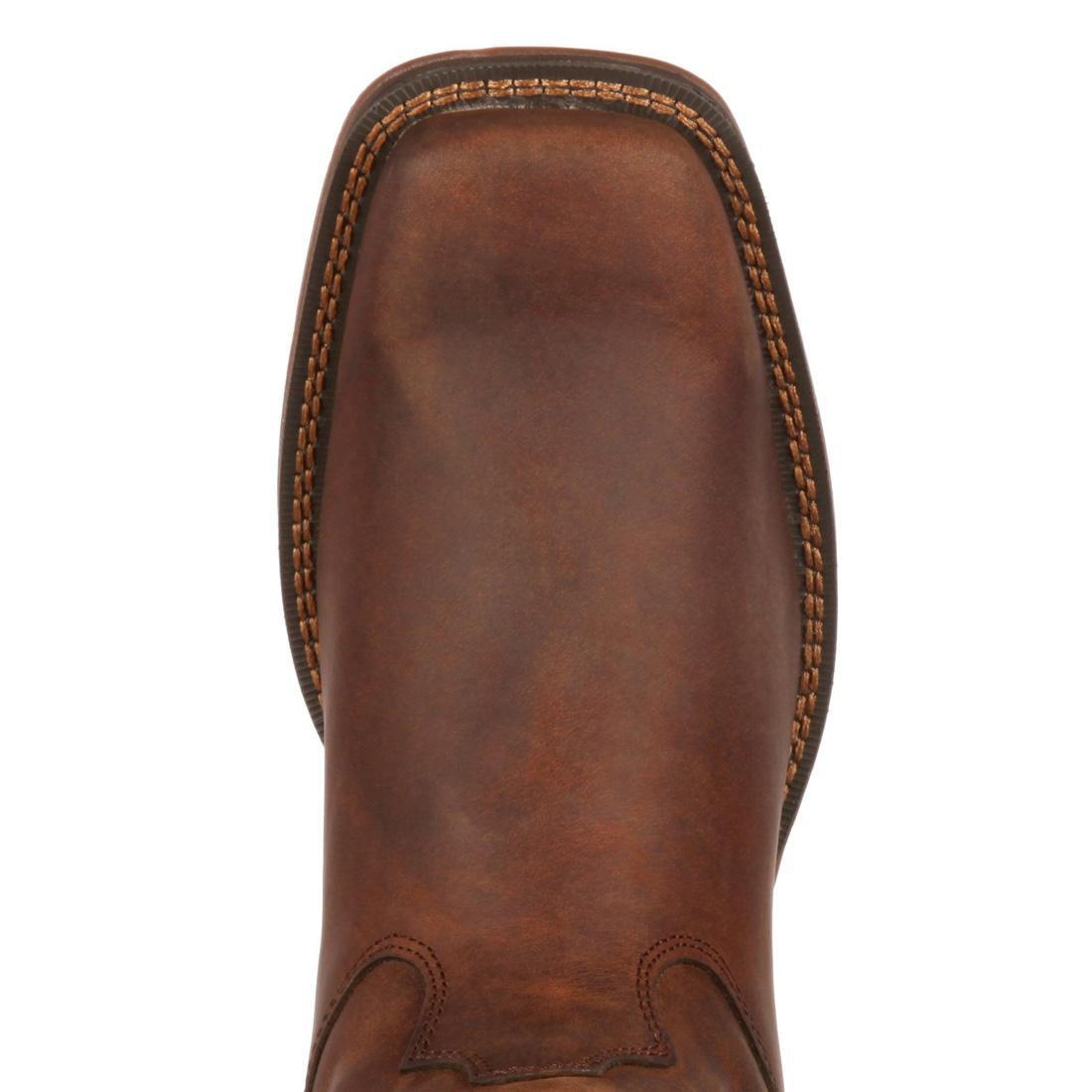 Rebel Brown Pull On Western Boots for Women - Comfortable Cowboy Boots with Easy Slip-On Design - Perfect for Country Rides, Concerts & Western Fashion