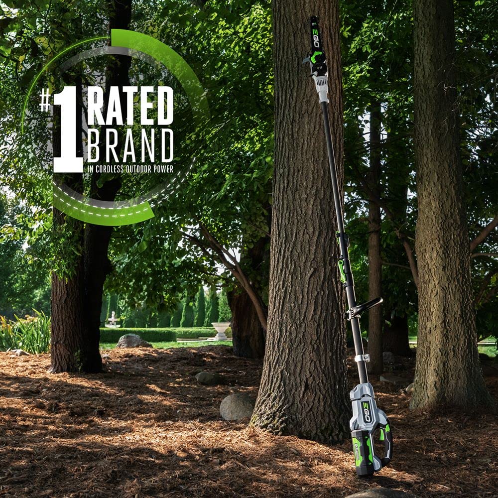 EGO Power+ PS1000 10-Inch Carbon Fiber Telescopic Pole Saw - Lightweight Cordless Chainsaw for Tree Trimming & Pruning (Battery & Charger Not Included) - Perfect for Landscaping, Yard Maintenance & DIY Projects