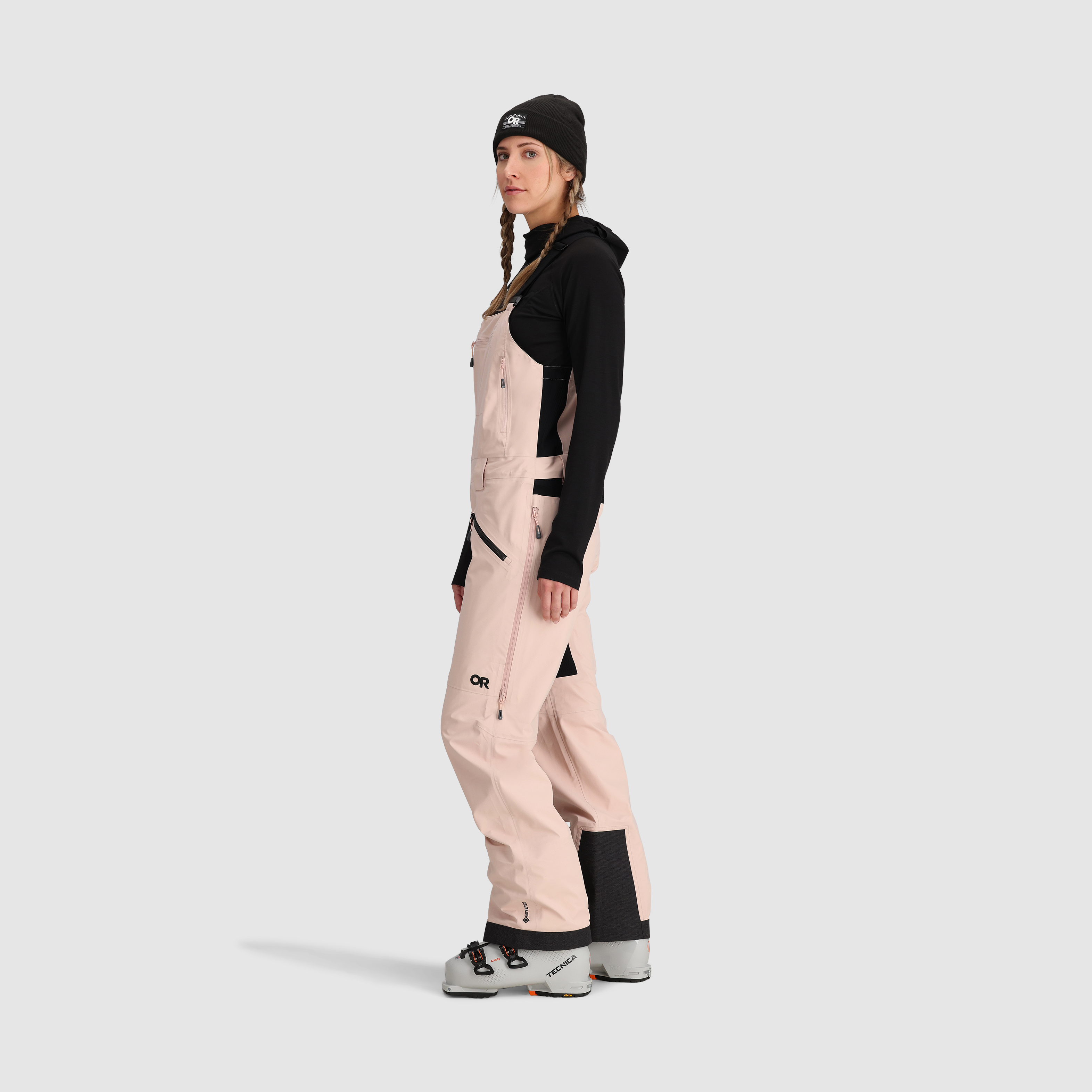 Women's Waterproof GORE-TEX Ski Bib Pants - Insulated Winter Snow Pants for Skiing, Snowboarding & Outdoor Activities