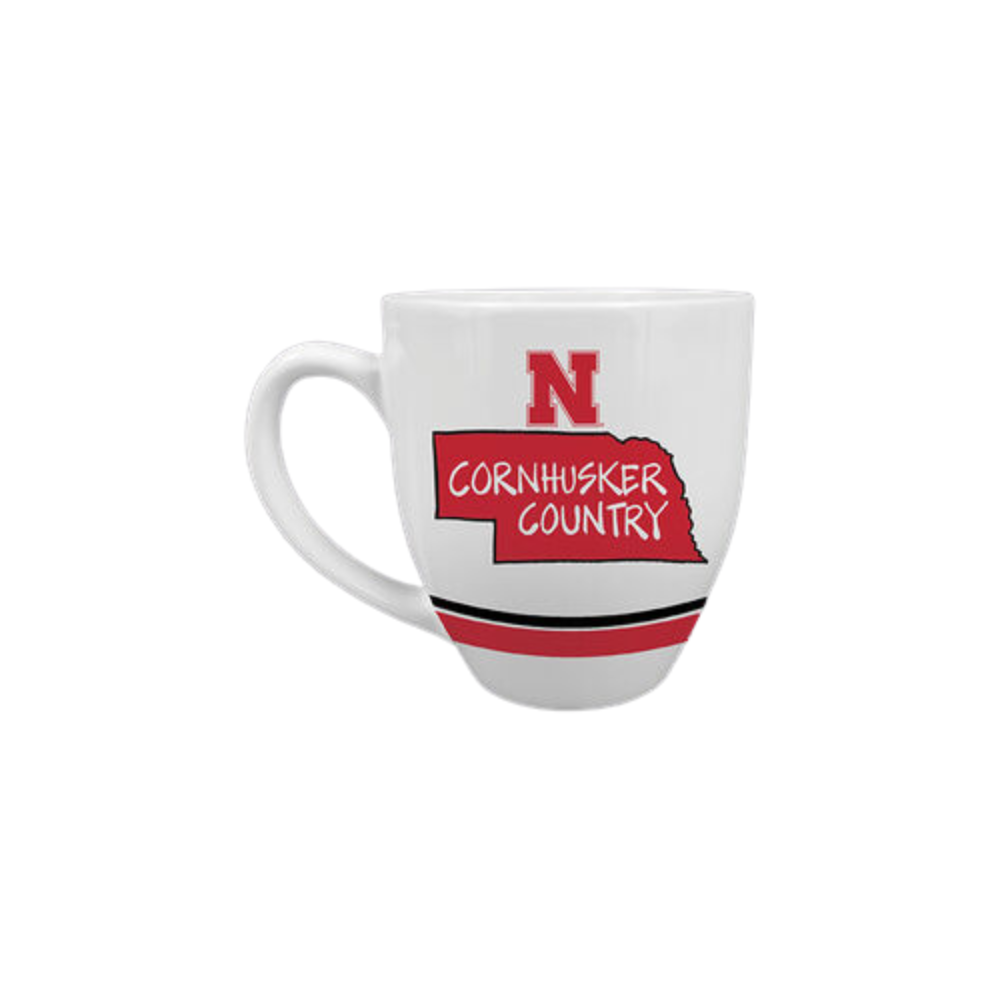 Nebraska Huskers Cornhusker Country Coffee Mug - Perfect for Game Day, Office & Home Use - Officially Licensed NCAA Gift