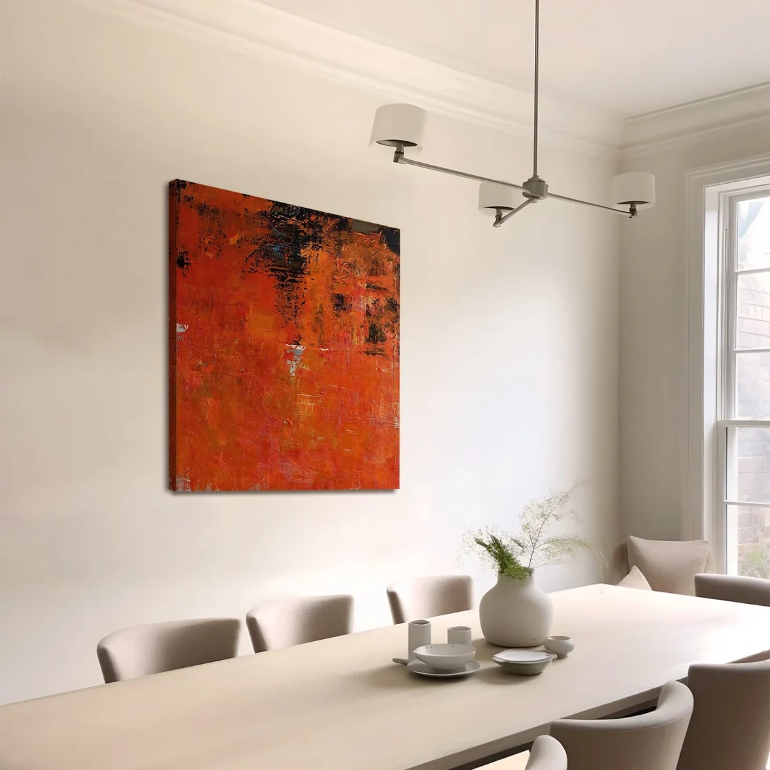 Abstract Painting #AB 331 - Modern Wall Art for Living Room, Bedroom & Office Decor | Large Canvas Artwork for Home & Office