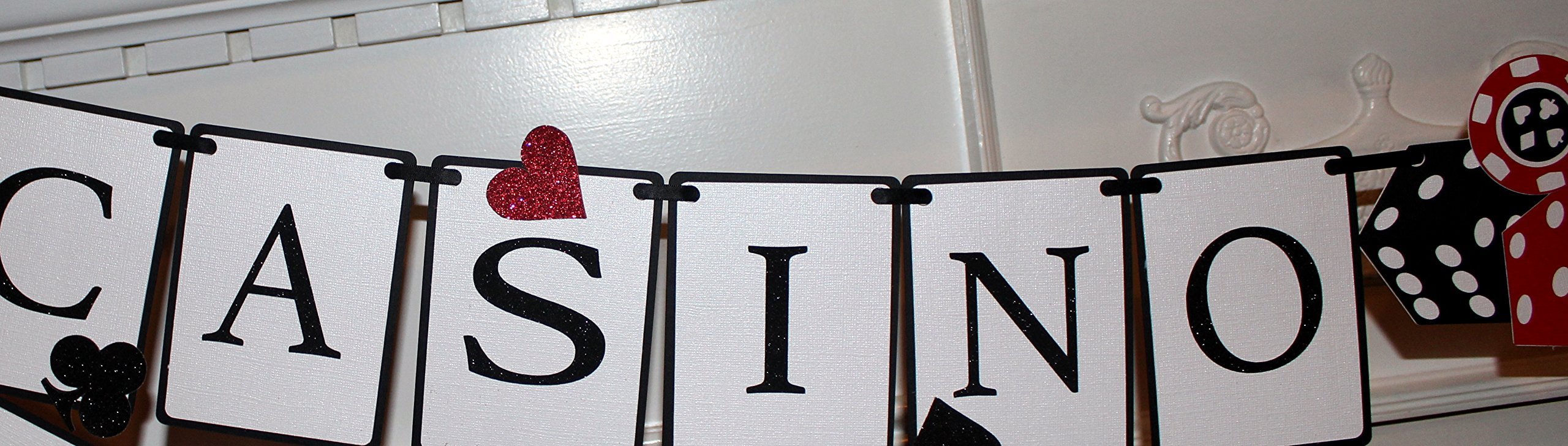 Casino Night Party Banner - Premium Decoration for Casino Themed Events, Birthday Parties & Vegas Nights - Perfect for Home, Office & Event Decor
