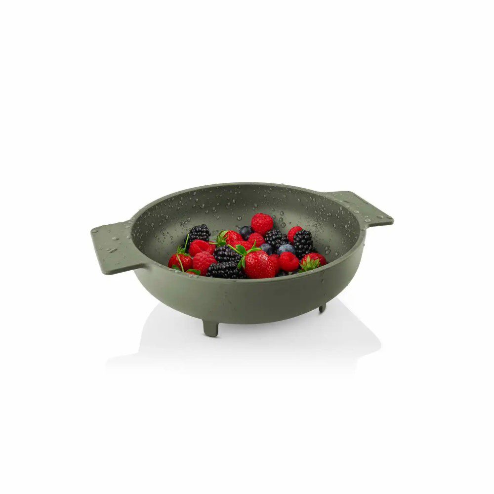 EVA SOLO Green Fine Mesh Strainer - Durable Kitchen Colander for Filtering, Draining Pasta, Vegetables & Fruits - Perfect for Cooking, Baking & Meal Prep