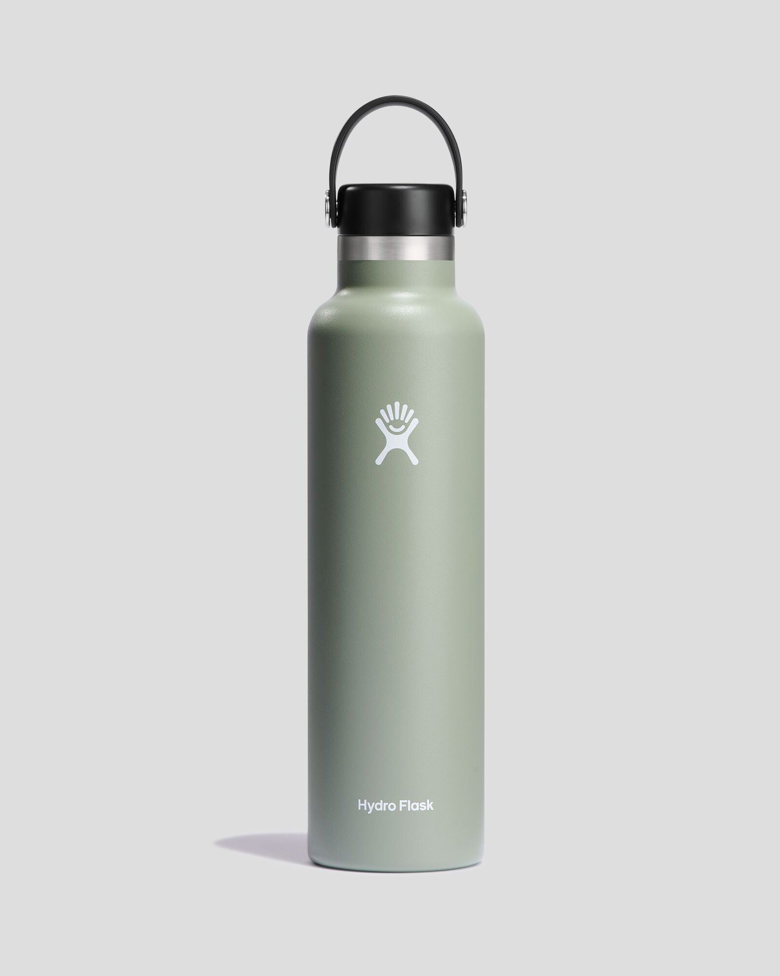 Hydro Flask Standard Flex Bottle 710ml - Insulated Stainless Steel Water Bottle with Flex Cap | Keeps Drinks Cold for 24 Hours & Hot for 12 Hours | Perfect for Hiking, Gym & Outdoor Activities | Agave Color