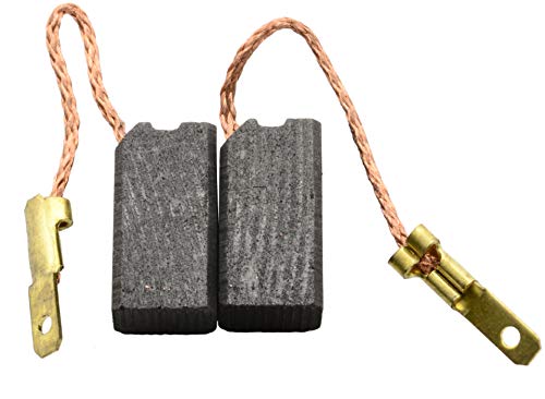 Premium Carbon Brushes CA-15-40377 for Flex Sander L3403 VRG - 0.25x0.31x0.59 Inch Replacement Brushes with Auto-Stop Feature, Cable & Spring - Compatible with Original Parts 294888 & K70 - Ideal for Professional Woodworking, Metal Polishing & DIY Projects