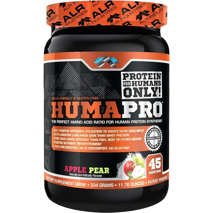 ALRI HumaPro Protein Powder - Apple Pear Flavor, 334g (11.8oz) | Premium Amino Acid Supplement for Muscle Recovery & Growth | Ideal for Post-Workout, Fitness & Bodybuilding