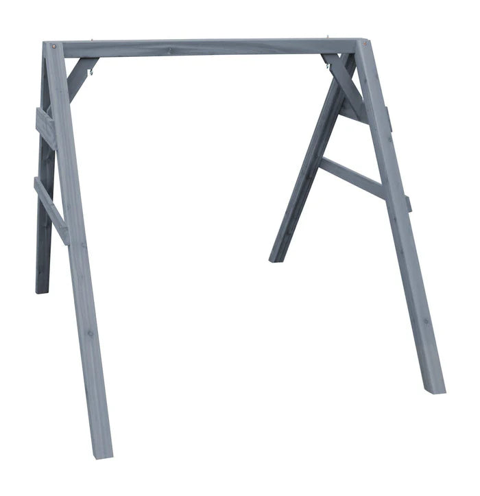 Regallion Heavy Duty A-Frame Swing Stand with Hangers - Outdoor Metal Swing Set for Backyard, Garden, or Patio - Perfect for Kids and Adults Relaxation