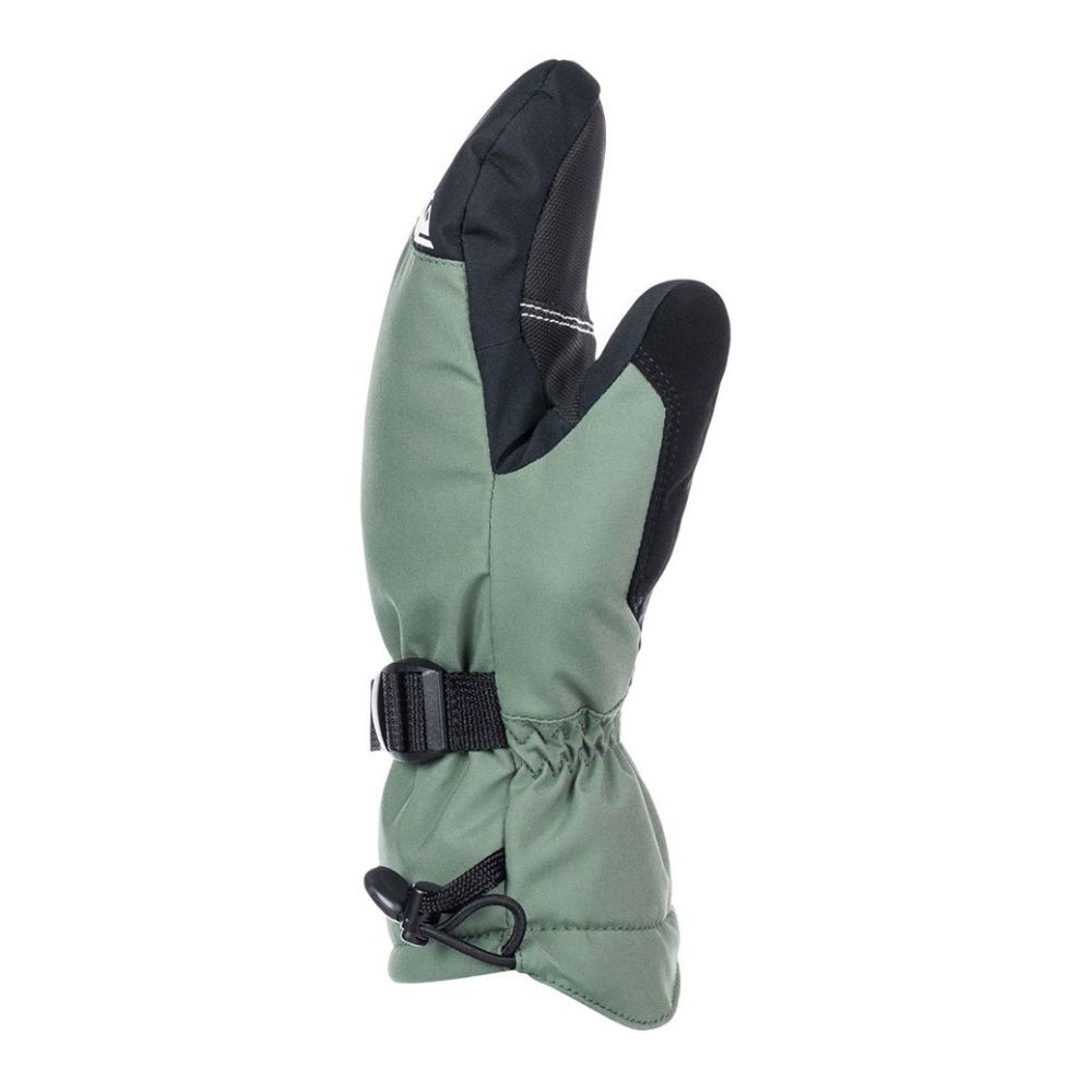 Quiksilver Mission Youth Boys Ski Mittens - Warm Waterproof Gloves for Kids - Laurel Wreath Design - Perfect for Snowboarding, Winter Sports & Outdoor Adventures