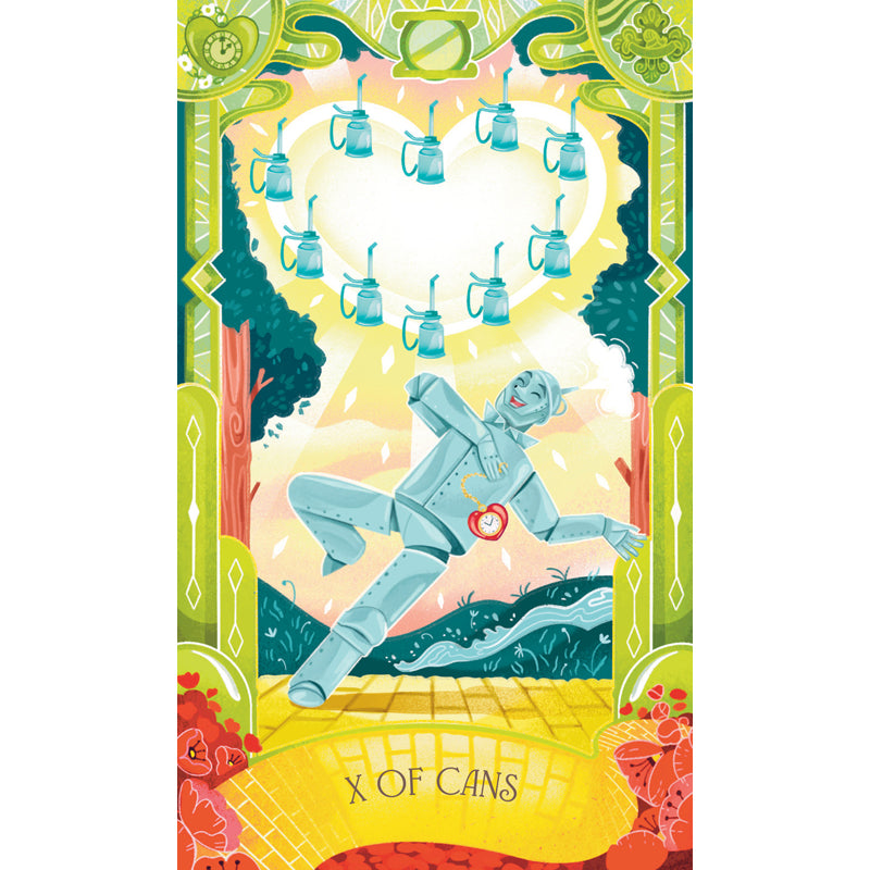 The Wizard of Oz Tarot Deck and Guidebook Set - 78 Cards with Illustrated Guide for Divination, Fortune Telling & Spiritual Growth | Perfect for Beginners and Collectors | Use for Meditation, Self-Discovery & Gift Giving