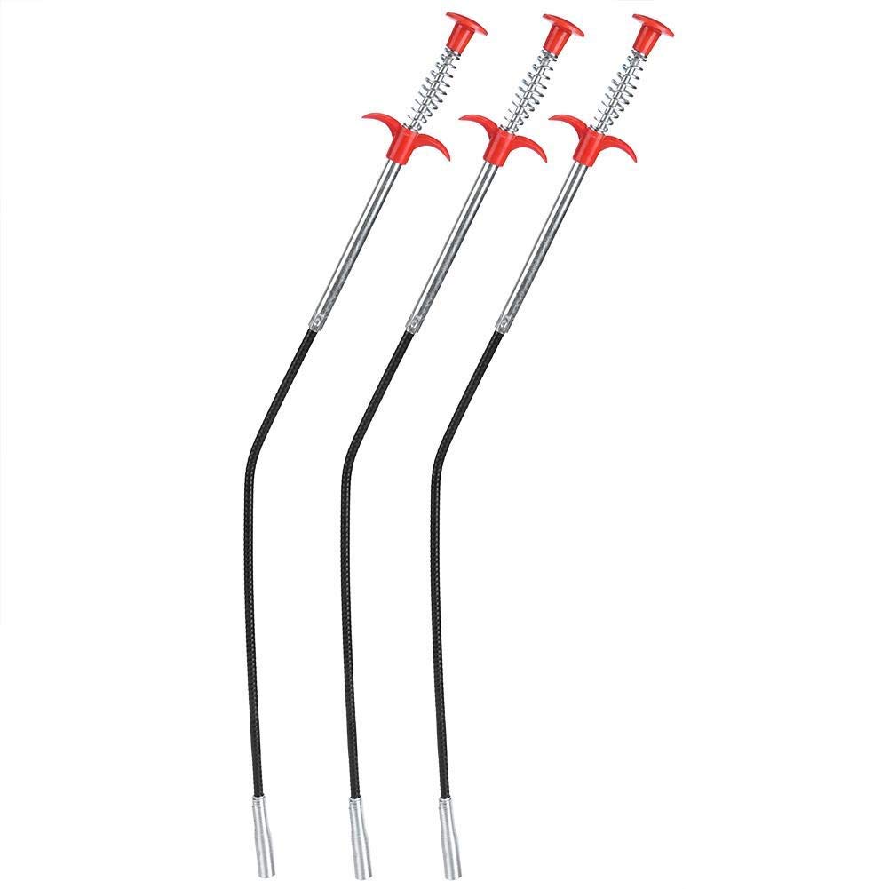 Yosoo 3-Pack Sink Drain Cleaner Brush - 24.4