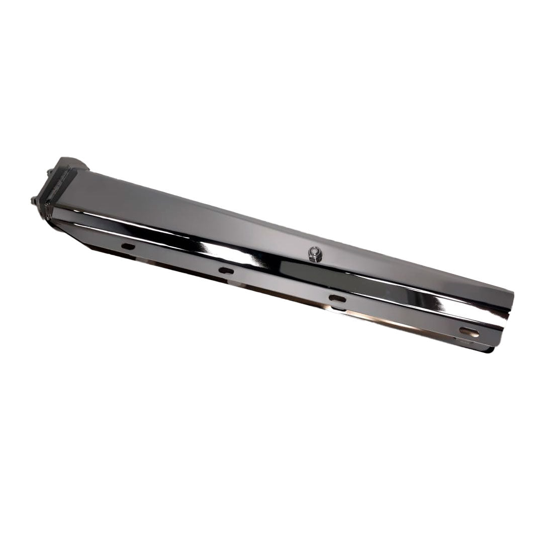 Fortpro 30 Chrome Spring Loaded Mud Flap Hanger Pair - 2.5