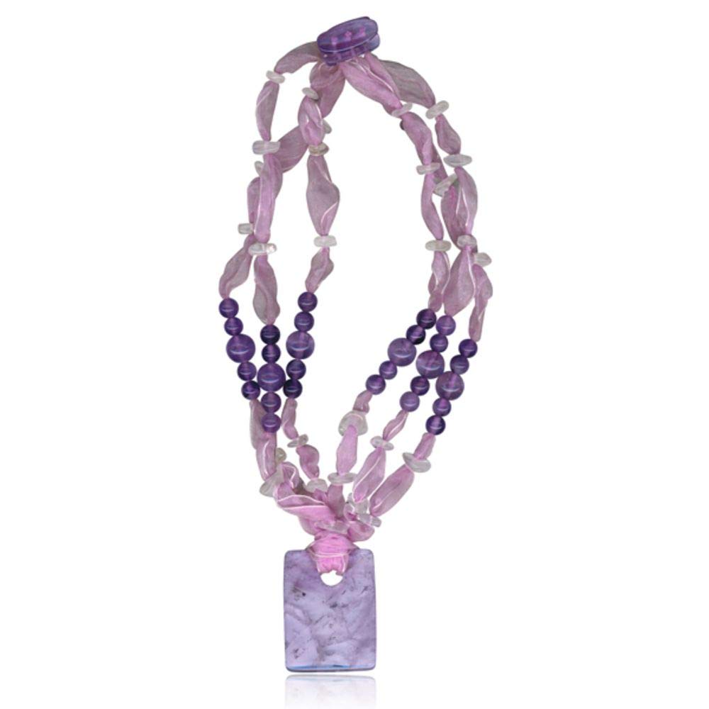 Instagem Genuine Amethyst Necklace for Women - Healing Crystal Jewelry for Meditation, Yoga & Spiritual Gifts