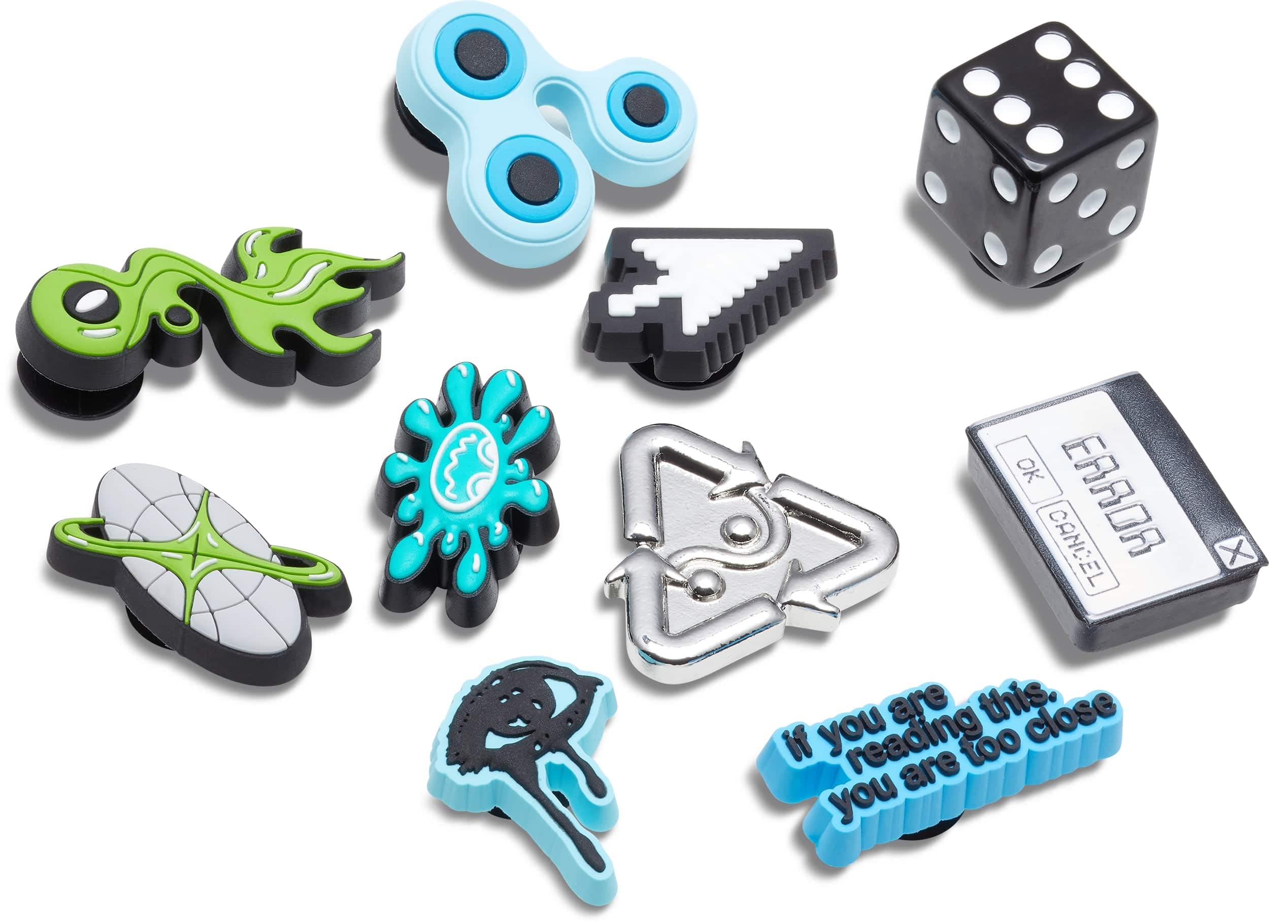 Crocs Unisex-Adult Icon Pack Shoe Charms | Jibbitz, Medium Wide - Fun & Customizable Accessories for Crocs Shoes | Perfect for Kids, Teens & Adults | Great for School, Work & Casual Wear