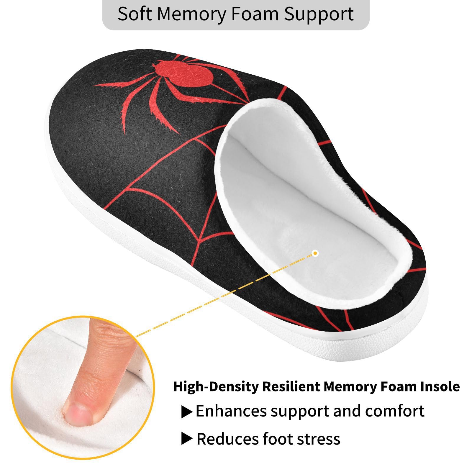 Comfortable Memory Foam Slippers for Women & Men - Soft Indoor/Outdoor House Shoes for Home, Bedroom & Relaxation - Perfect for Lounging, Yoga & Cold Floors