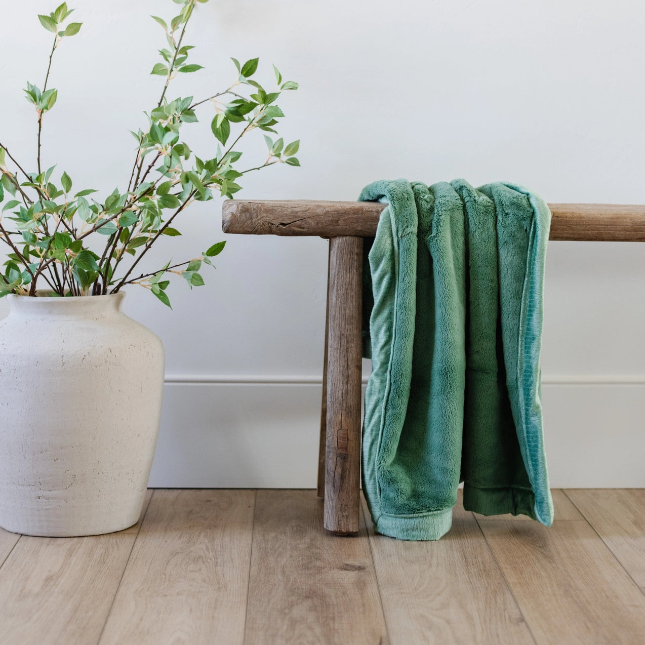Lush Soft Seagrass Receiving Blankets for Babies - Cozy Swaddle Blankets for Newborns, Infants & Toddlers - Perfect for Nursery, Stroller, Car Seat & Bedtime