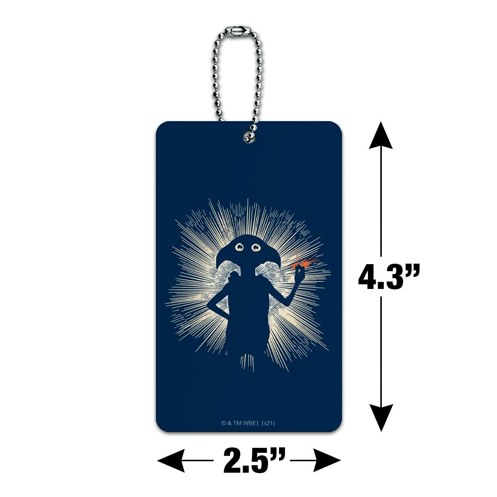 Harry Potter Dobby Snapping Luggage Tag - Cute Suitcase ID Tag for Carry-On Bags - Perfect for Travel, Cosplay & Harry Potter Fans