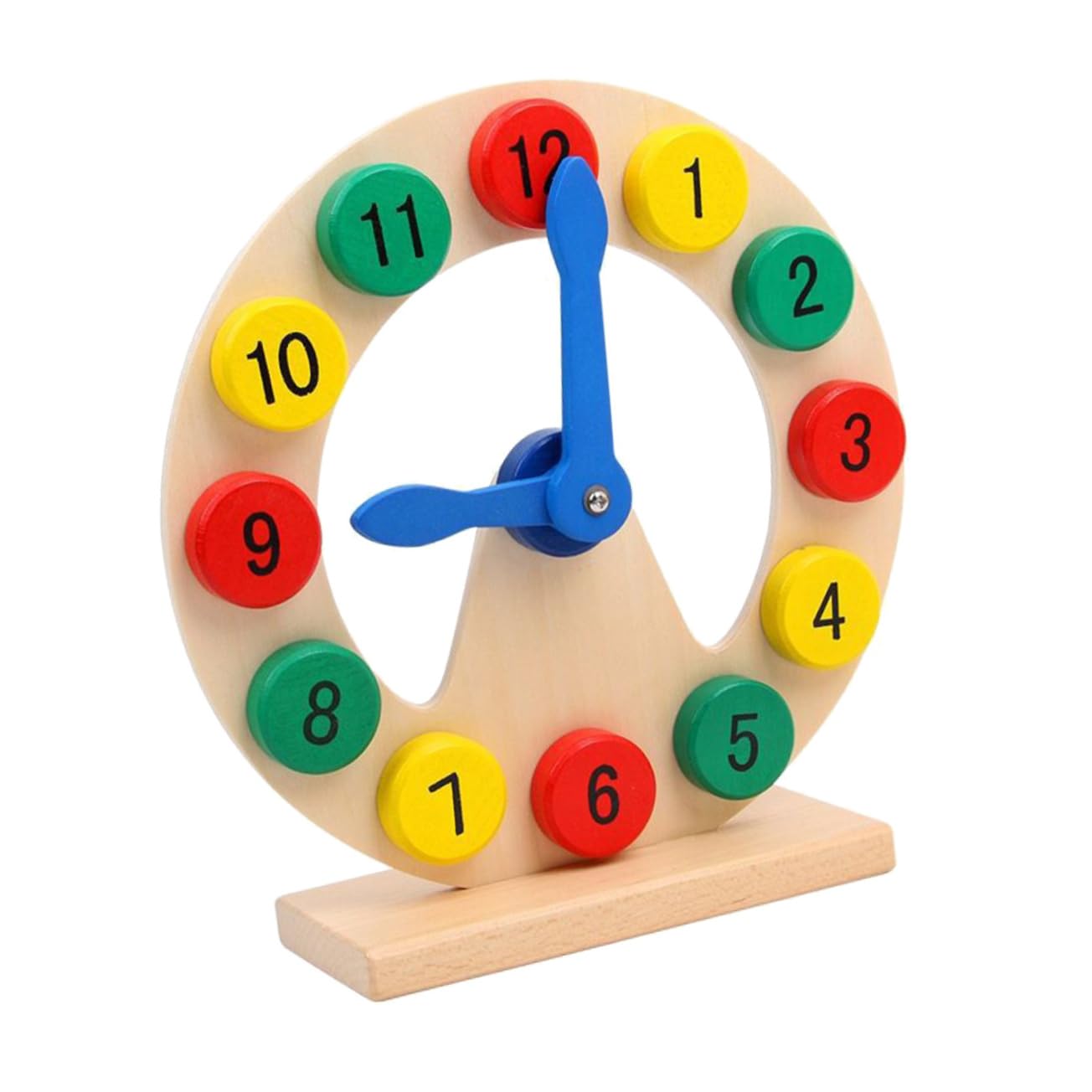 3 Pcs Wooden Digital Clock for Kids - Learning Time Telling Practice Clock, Educational School Toy with Alarm, Montessori Teaching Aid for Toddlers & Students - Perfect for Classrooms, Homeschooling & Playrooms