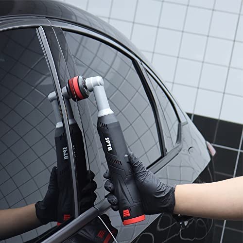 SPTA 12V Cordless Mini Car Polisher - RO/DA Dual Action, Micro Scratches Remover for Polishing, Sanding & Cleaning | Perfect for Car Detailing, RV & Boat Maintenance