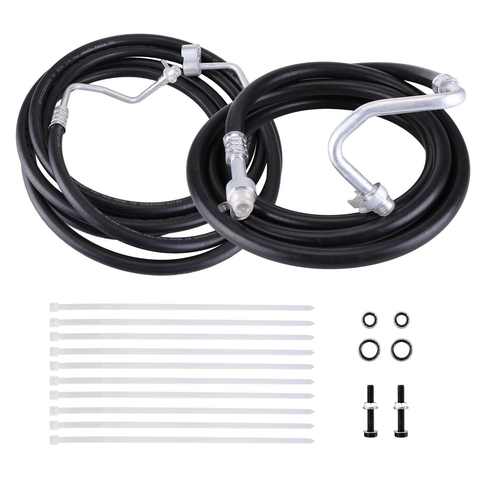 2007-2014 Suburban Rear AC Hose Kit - SU33468 AC Line Set Replacement for Cadillac Escalade ESV & Yukon XL | Durable Air Conditioning Hose Lines for Rear Auxiliary AC System | Perfect for SUV AC Repair & Maintenance