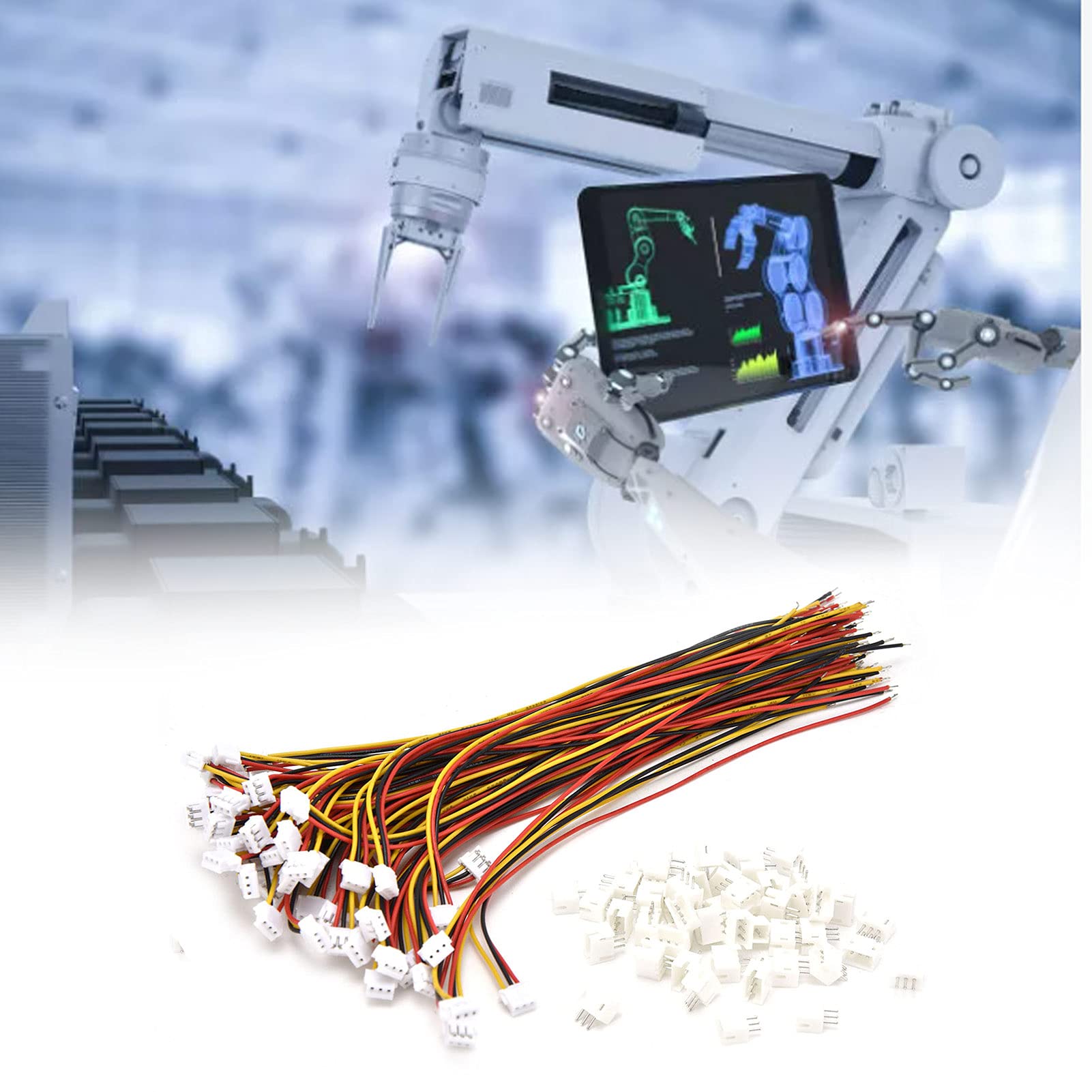 2 Pin & 3 Pin Male Plug Connector 50Pcs - Electrical Auxiliary Materials for Lighting & Robots