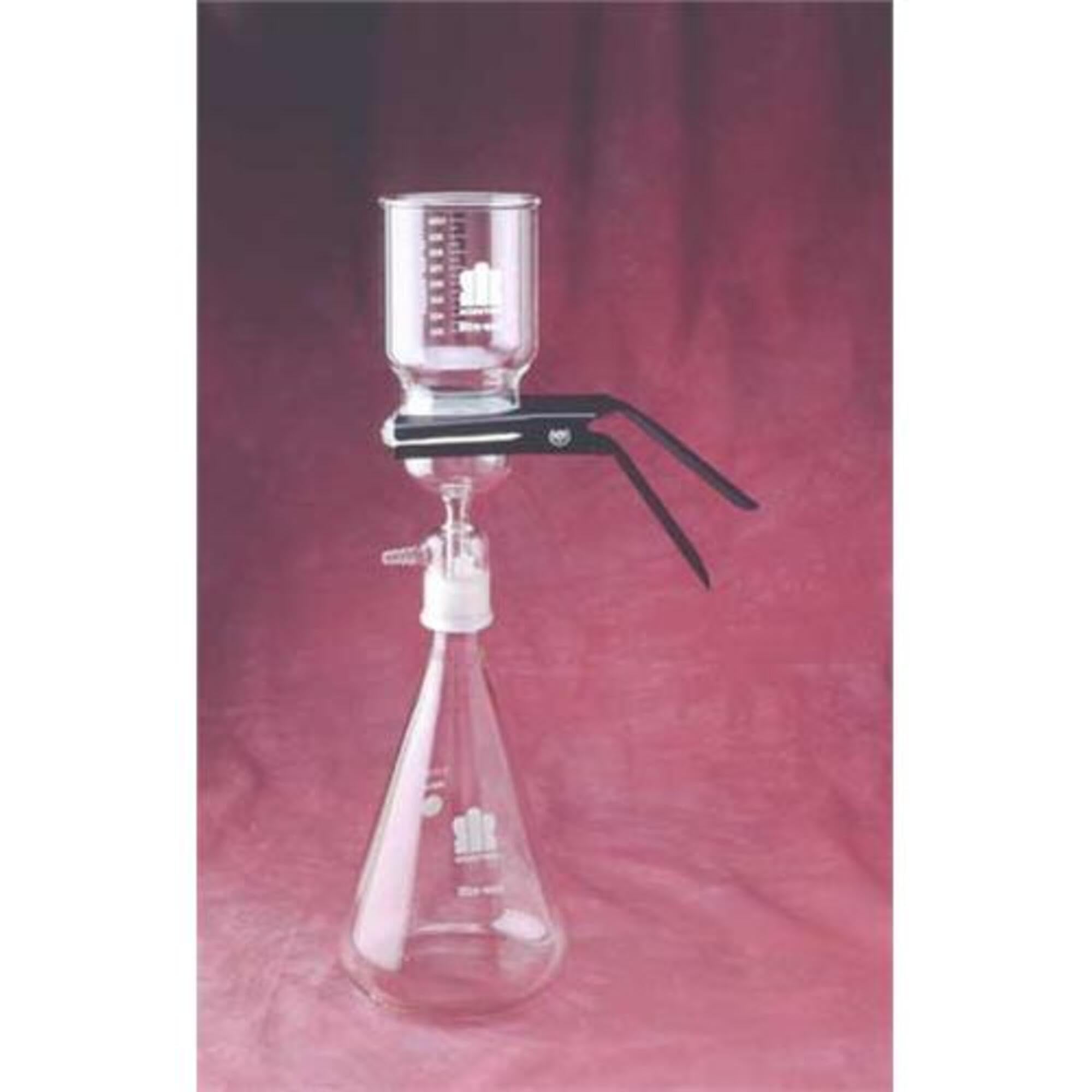 Kimble Chase 47mm Glass Funnel 300ml - Premium Borosilicate Lab Funnel for Chemistry, Home Brewing & Essential Oil Distilling