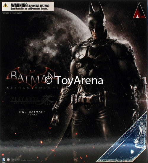 DC Batman Arkham Knight No.1 Limited Color Edition Play Arts Kai Action Figure - SDCC 2015 Exclusive Collectible for Display & Gaming Fans