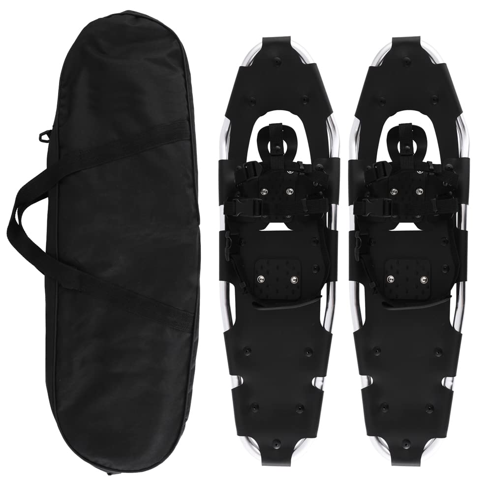 Lightweight Aluminum Alloy Snowshoes for Men & Women - 21/25/28/30 Inch Winter Terrain Snow Shoes | Durable Ski Supplies for Hiking, Backpacking & Snow Adventures