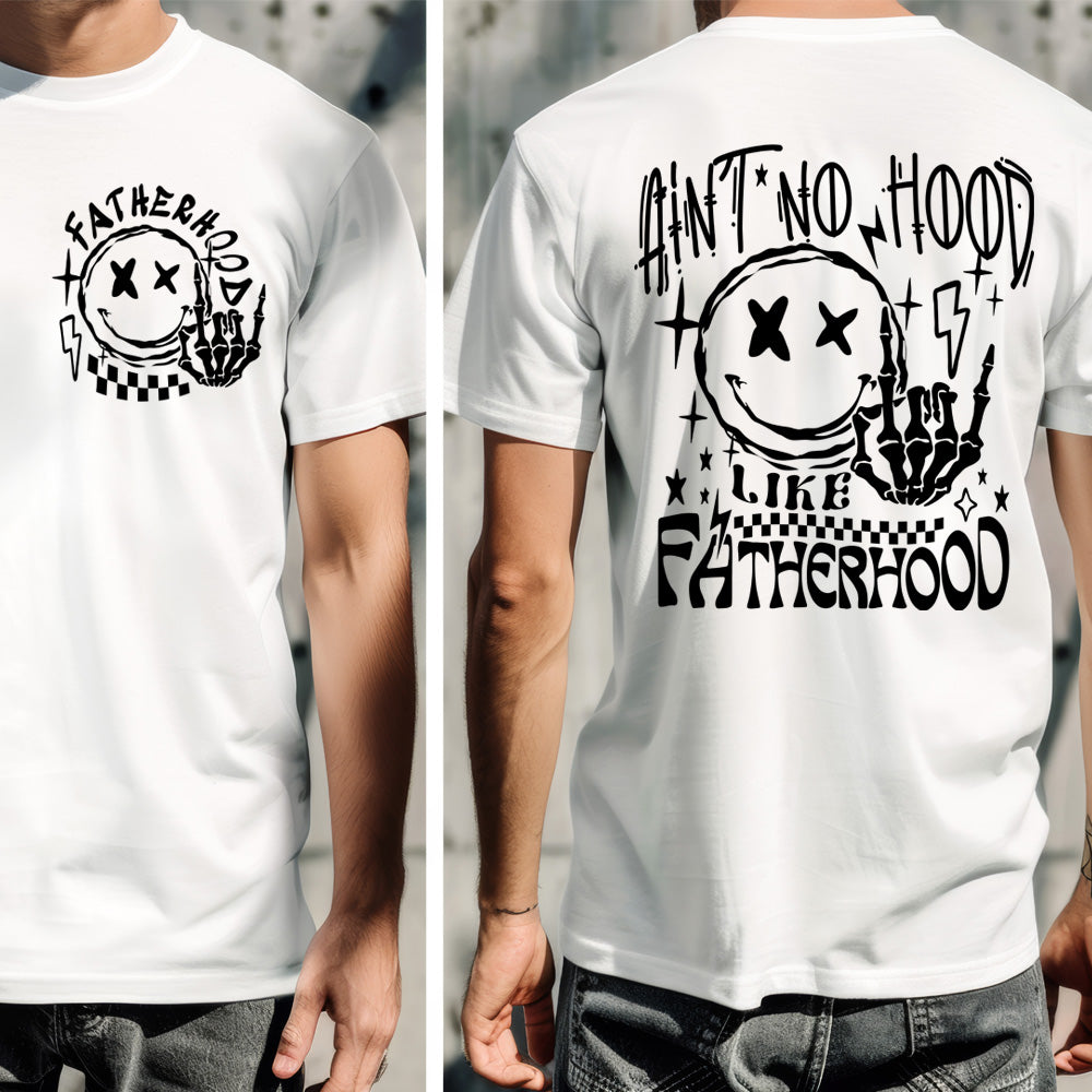 Fatherhood Graphic T-Shirt - Funny Dad Hoodie Design for Men - Perfect for Father's Day, Family Events & Casual Wear