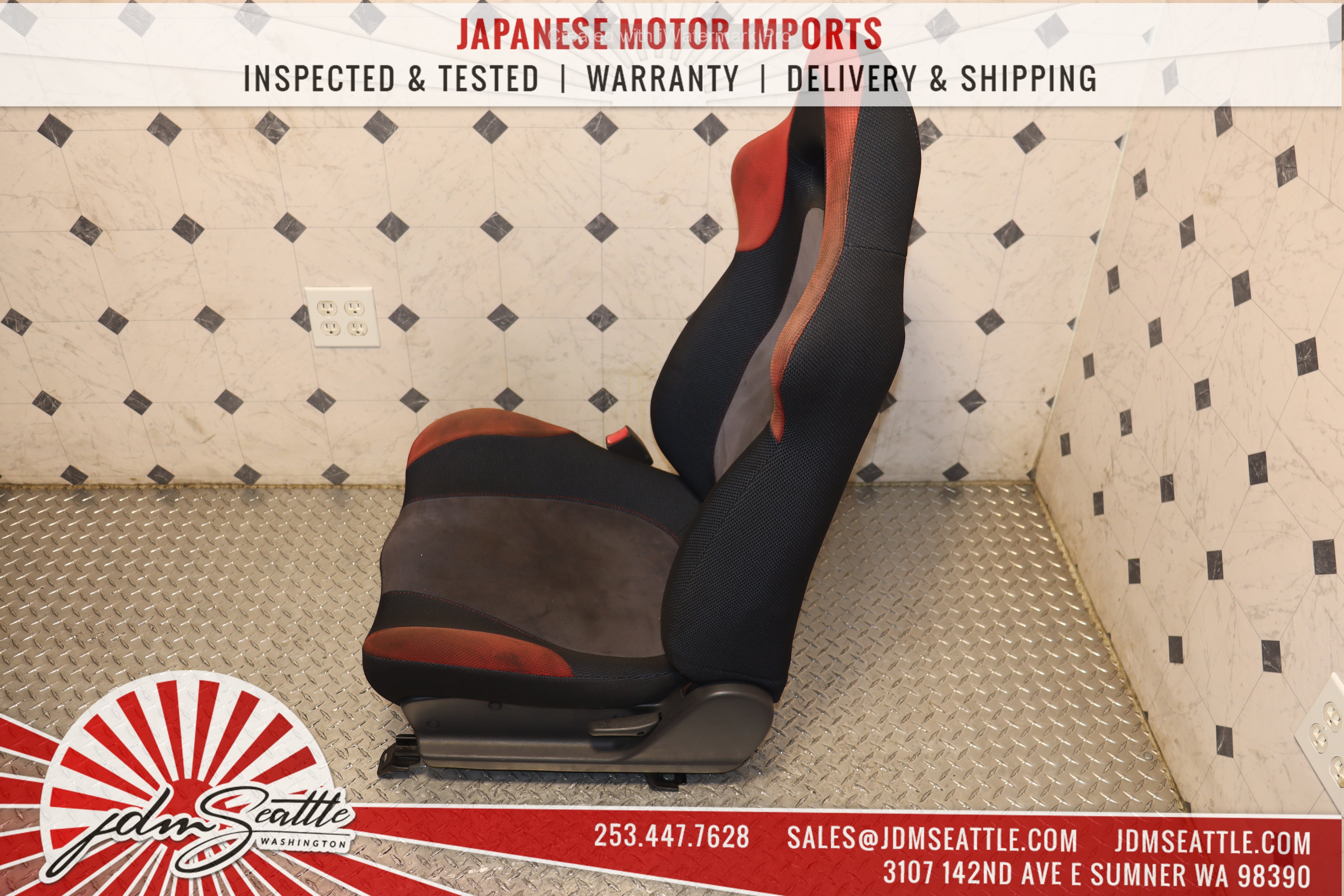 JDM 99-02 Subaru Impreza WRX GC8 STI Front Left & Right Seats - Perfect for Racing & Car Restoration Projects