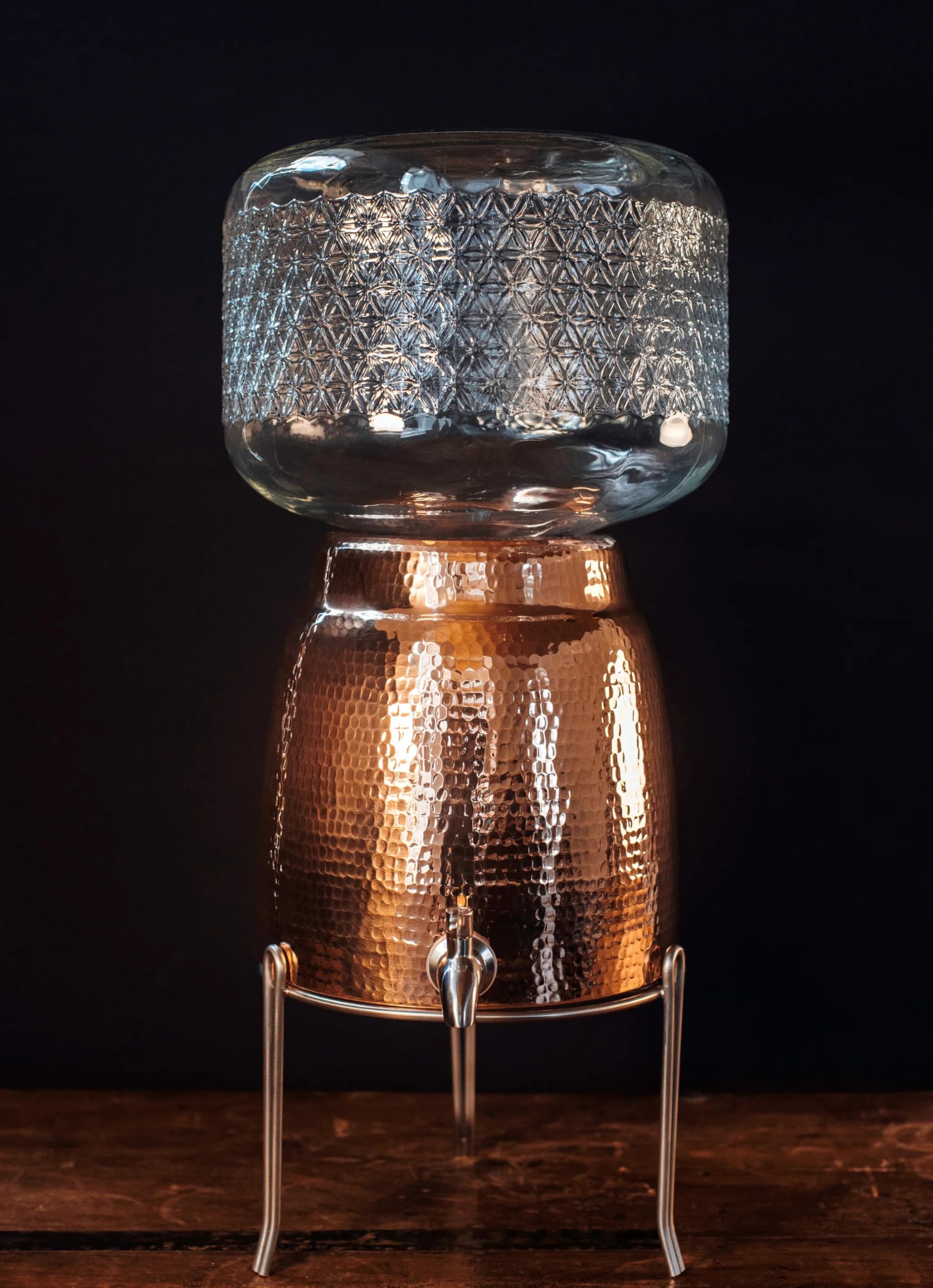 Premium Stainless Steel Water Dispenser Stand - Heavy Duty & Sturdy Construction for Sertodo Niagara Dispenser or Copper Water Purifier (Dispenser Sold Separately) - Perfect for Home, Office, or Commercial Use
