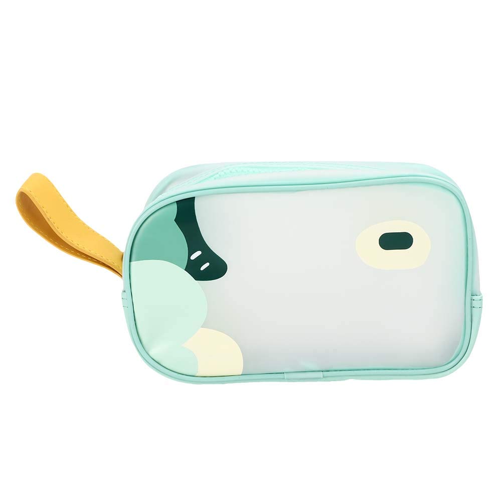 Waterproof Portable Makeup Toiletry Bag Organizer - Cute Cartoon Cosmetic Travel Bag (21 x 13 x 8cm) for Women's Beauty Essentials | Perfect for Travel, Gym & Daily Use