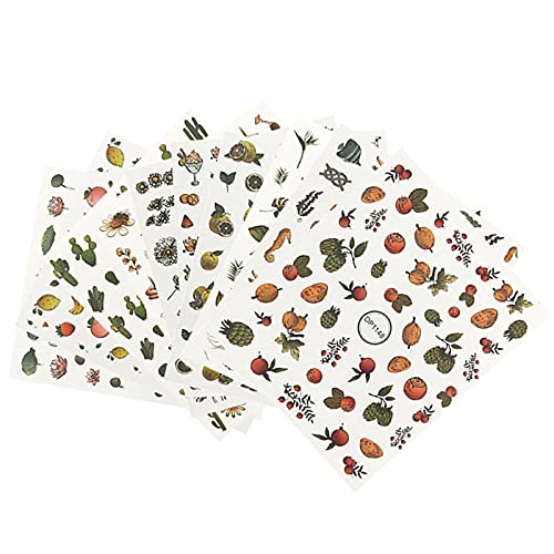 A K Homes - 10 Sheets Self-Adhesive Nail Stickers with Assorted Patterns, Nail Art Decals for Women | Perfect for DIY Manicures, Home Nail Decorations & Party Accessories