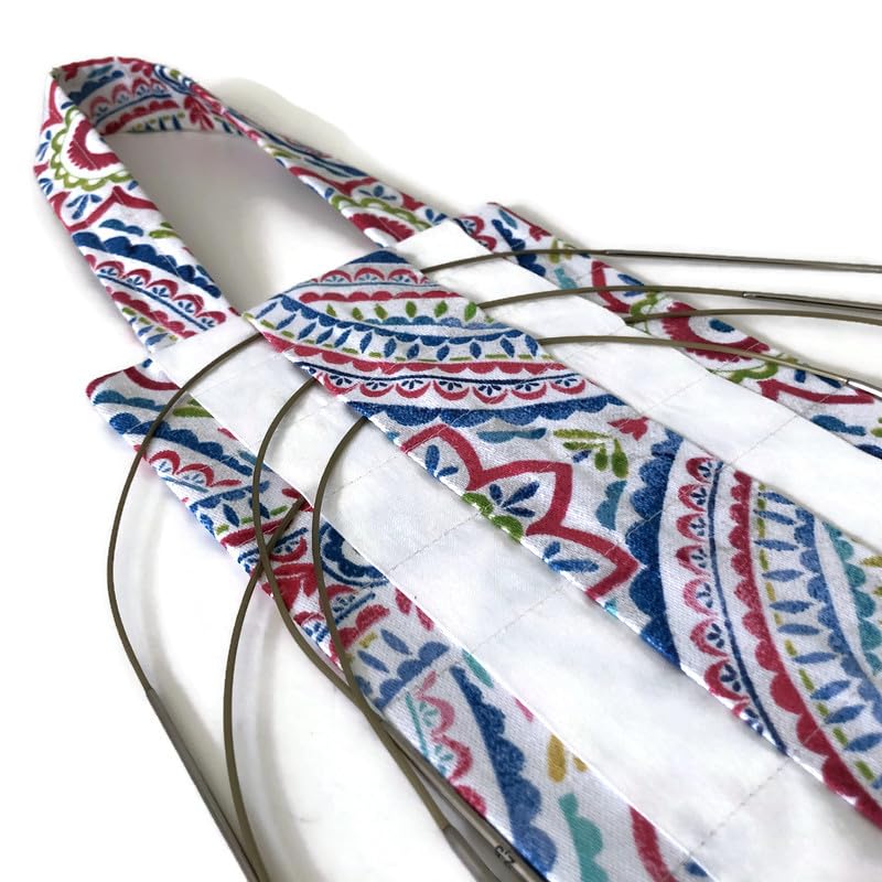 Circular Knitting Needles Hanging Organizer - Storage Case for Knitting Supplies - Perfect for Yarn, Crochet Hooks & Craft Accessories - Ideal for Knitters & DIY Crafters