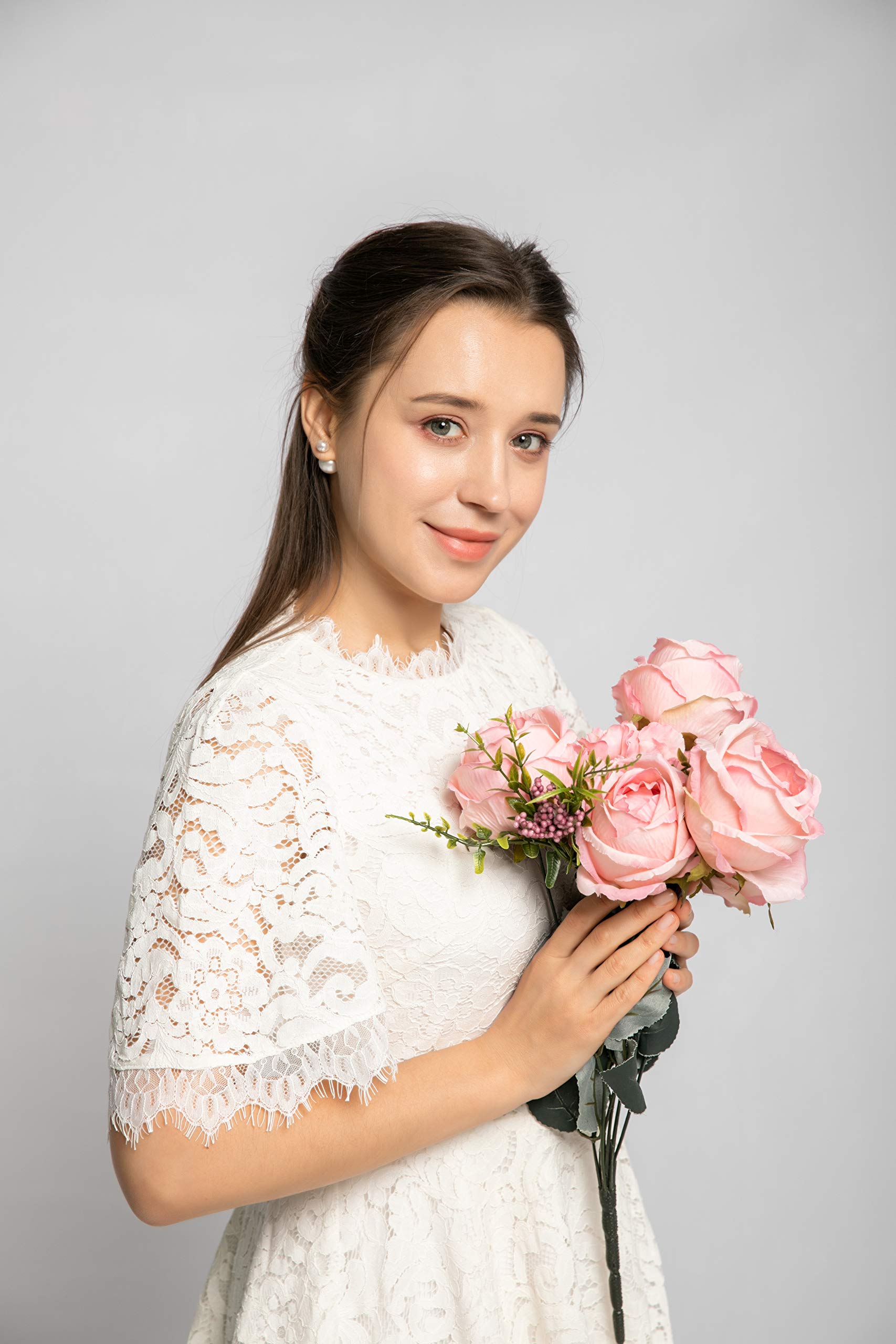 6x9ft White Photography Backdrop for Studio Portraits & Headshots - Kids & Adults