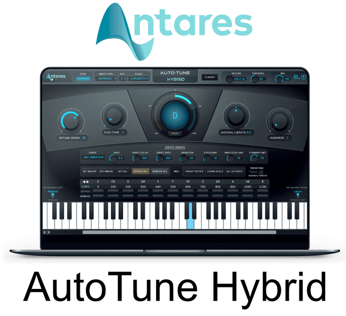 Antares Auto-Tune Hybrid for Avid Pro Tools & Avid DSP - Vocal Pitch Correction Plugin (Download) - Perfect for Studio Recording & Live Performance